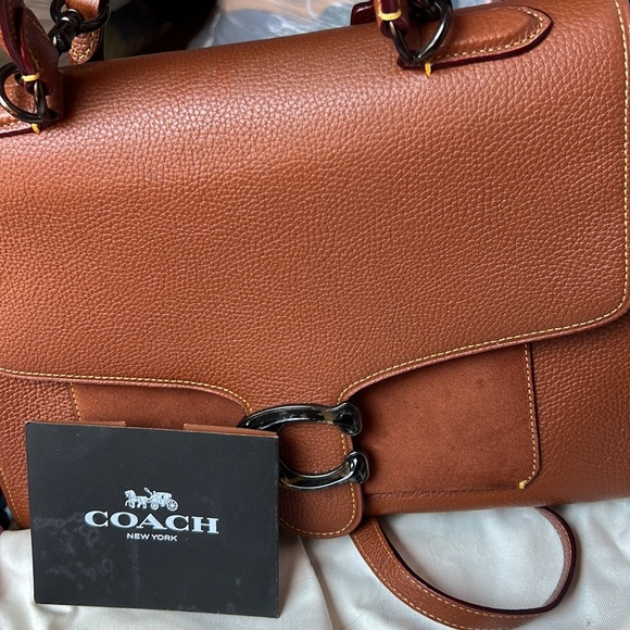 Authentic coach top handle bag - Picture 2 of 4
